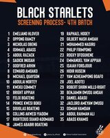 Fourth batch of Black Starlets invited for U17 screening ahead of 2026 AFCON