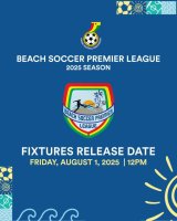 2025 Beach Soccer Premier League fixtures set for August 1 release
