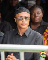 Andre Ayew attends prayers for helicopter crash victims