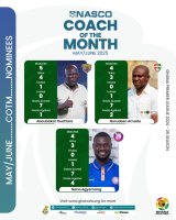 Three coaches nominated for NASCO Premier League Coach of the Month award