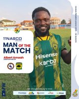 Albert Amoah named Man of The Match after scoring to end Kotoko's 15 years winless run at (…)