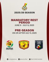 GFA enforces mandatory break for all elite clubs ahead of 2025/26 season