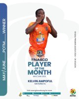 Kelvin Ampoful wins final NASCO Player of the Month award for 2024/25 season