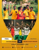 Eastern Region set for high-stake final against Brong Ahafo in MTN Elite U19 Championship