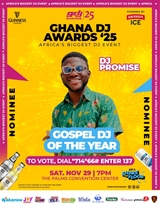 DJ Promise nominated for Gospel DJ of the Year at Ghana DJ Awards 2025