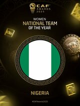 2025 CAF Awards: Super Falcons edge Black Queens to claim Womenâ€™s National Team of the Year award