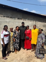 Dumelo supports school feeding caterers with food items to boost quality meals