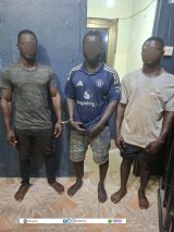 Three arrested for robbery at Jukwa