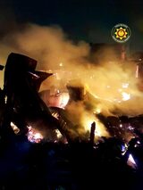 Traders count losses as fire razes down stores at Kintampo market