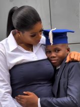 Emotions run high as late Jnr Pope’s first son graduates from primary school