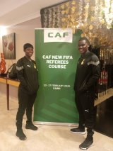 Ghanaian referees Selorm Yao Bless and Rejoice Addokwei attend CAF/FIFA Training in Egypt