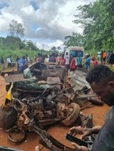 2 killed, three injured in tipper truck-taxi crash on Ntotroso-Kenyasi road