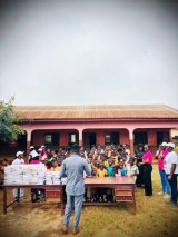 Pupils in Asunafo North and Asutifi South receive 3,000 exercise books