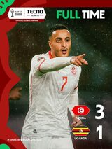 AFCON 2025: Elias Achouri nets brace in Tunisiaâ€™s 3-1 triumph over Uganda