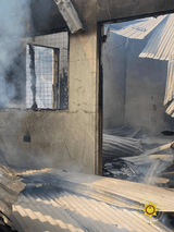 Fire destroys self-contained room at Akroso Newtown
