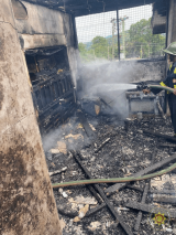 Fire destroys Akosombo home as blaze reignites hours after being quelled