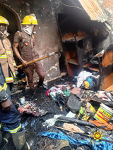 Fire rips through compound house at Gumani