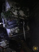 Lorry crash at Mamfe-Amamprobi leaves driver injured after brake failure