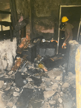 GNFS saves 11 bedrooms, GH¢11k in Akwakrom fire outbreak