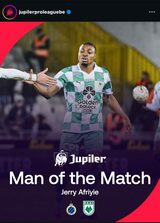 Sensational Jerry Afriyie claims Man of the Match in RAAL La LouviÃ¨reâ€™s stunning Club Brugge&nbsp;(…)
