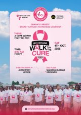 Thousands of Ghanaians, foreign nationals to join 5-km walk against breast cancer in Kumasi