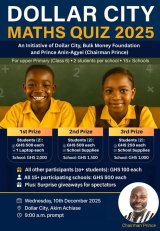Dollar City 2025 Maths Quiz launches in Akim Achiase to empower young minds in STEM