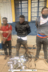 Three arrested, over GH¢140k recovered in foiled robbery at Nyanikrom