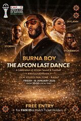 Stonebwoy to close AFCON 2025 fan zone concert in Rabat