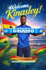 Ghanaian midfielder Kingsley Sarfo joins Dynamo PFK