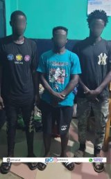 Three arrested for robbery in Central region