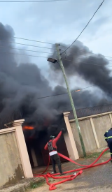 Fire razes warehouse, spreads to residential house in Lartebiokorshie