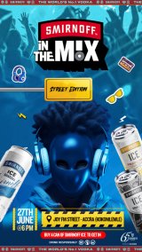Smirnoff In The Mix returns with a street edition to celebrate Guinness Ghana’s 65 years of boldness