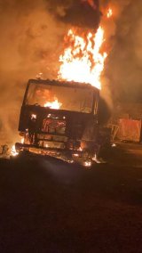 Anger in Buipe as faulty fire tender fails to contain fuel station blaze