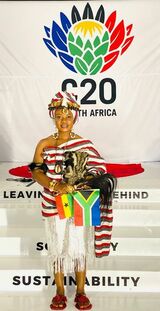 Queen Boresah Fantevie represents Ghana at G20 Social Summit on Cultural Diversity and Inclusion