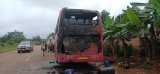 Bus catches fire en route to Asawinso