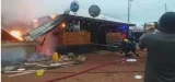Fire destroys shops worth over GHS 1 million near Ho technical university