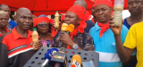 Juaso residents, Peasant farmers protest alleged galamsey plans