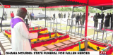 Ghana Mourns: Caskets lowered during final salute at Military Cemetery – Video