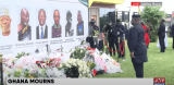 Helicopter crash: Sierra Leone’s President arrives in Ghana to commiserate with Mahama, Ghanaians