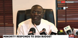 Full text: Minority responds to 2026 Budget and Policy Statement