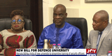 Gov’t to introduce a National Defense University Bill