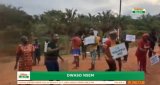 Krodua residents protest against GoldStone Resources in Amansie Central