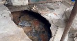 Tarkwa: Frontage of 2 shops cave in, rekindling fears of imminent danger