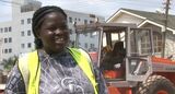 25-year-old woman defies stereotypes, chooses heavy-duty road roller operation as dream job