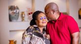 Fathers Day: Mahama gets ‘amazing husband and a truly wonderful father’ ‘cuddle’ from Lordina