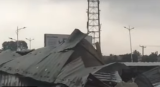 La Nkwantanang Assembly demolishes unauthorised structures at Madina Redco Junction