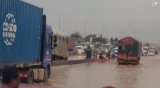 Heavy downpour leaves parts of Accra flooded