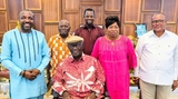 John Boadu pays courtesy call on former President Kufuor, seeks guidance on NPP revival