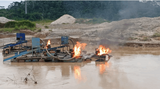 Bogoso Blue Water Guards destroy 5 galamsey equipment on River Ankobra