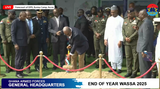 Mahama cuts sod for GAF accommodation project, hands over vehicles to military
